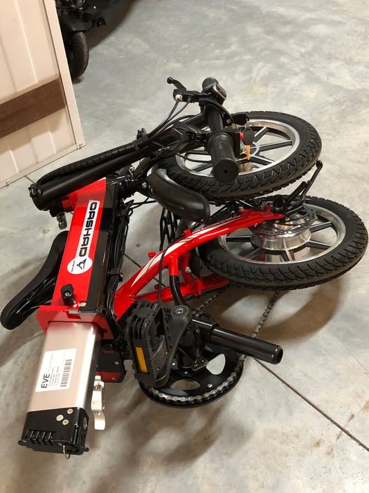 14 inches Foldable Ebike with back rack