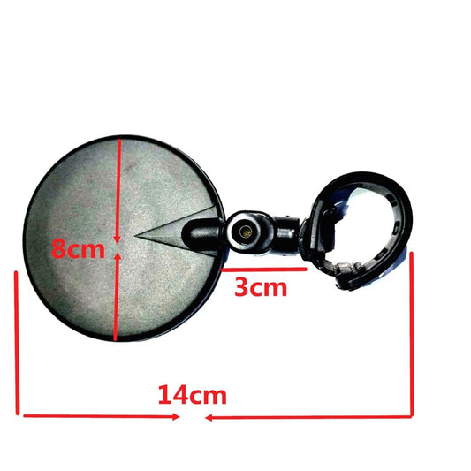 1PCS Universal Bicycle Rearview Mirror Adjustable Rotate Wide-Angle Cycling Rear View Mirrors For MTB Road Bike Accessories