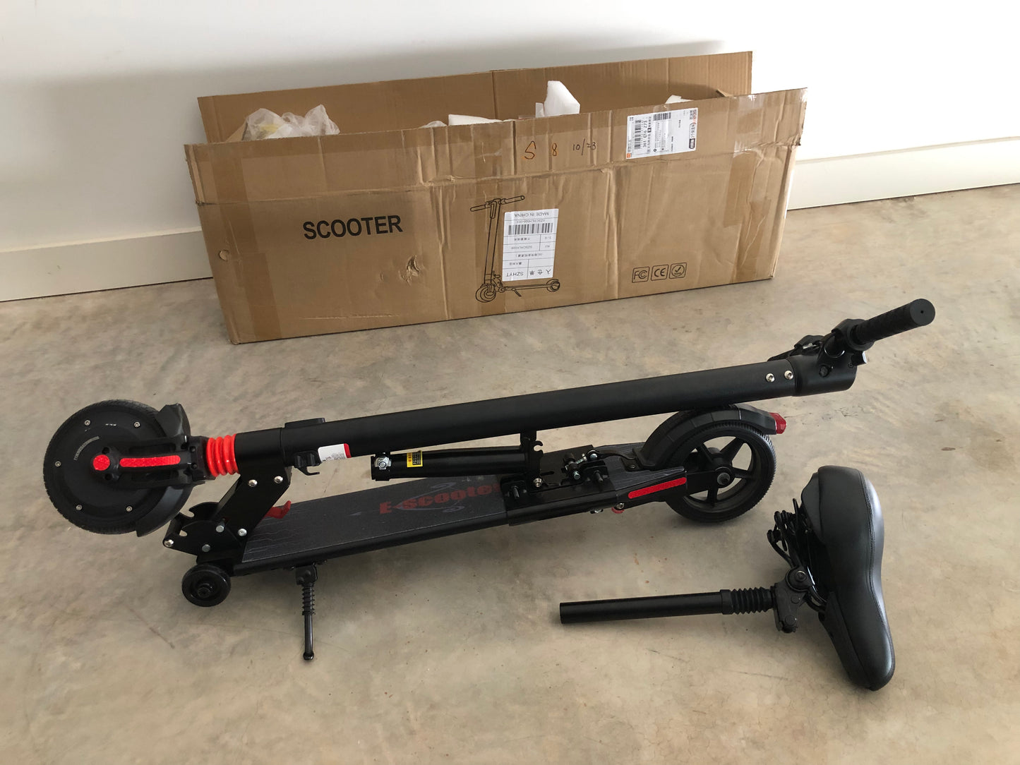 S8 Small Compact n Light Weight Portable EScooter ( With seat option for extra safety n comfort )