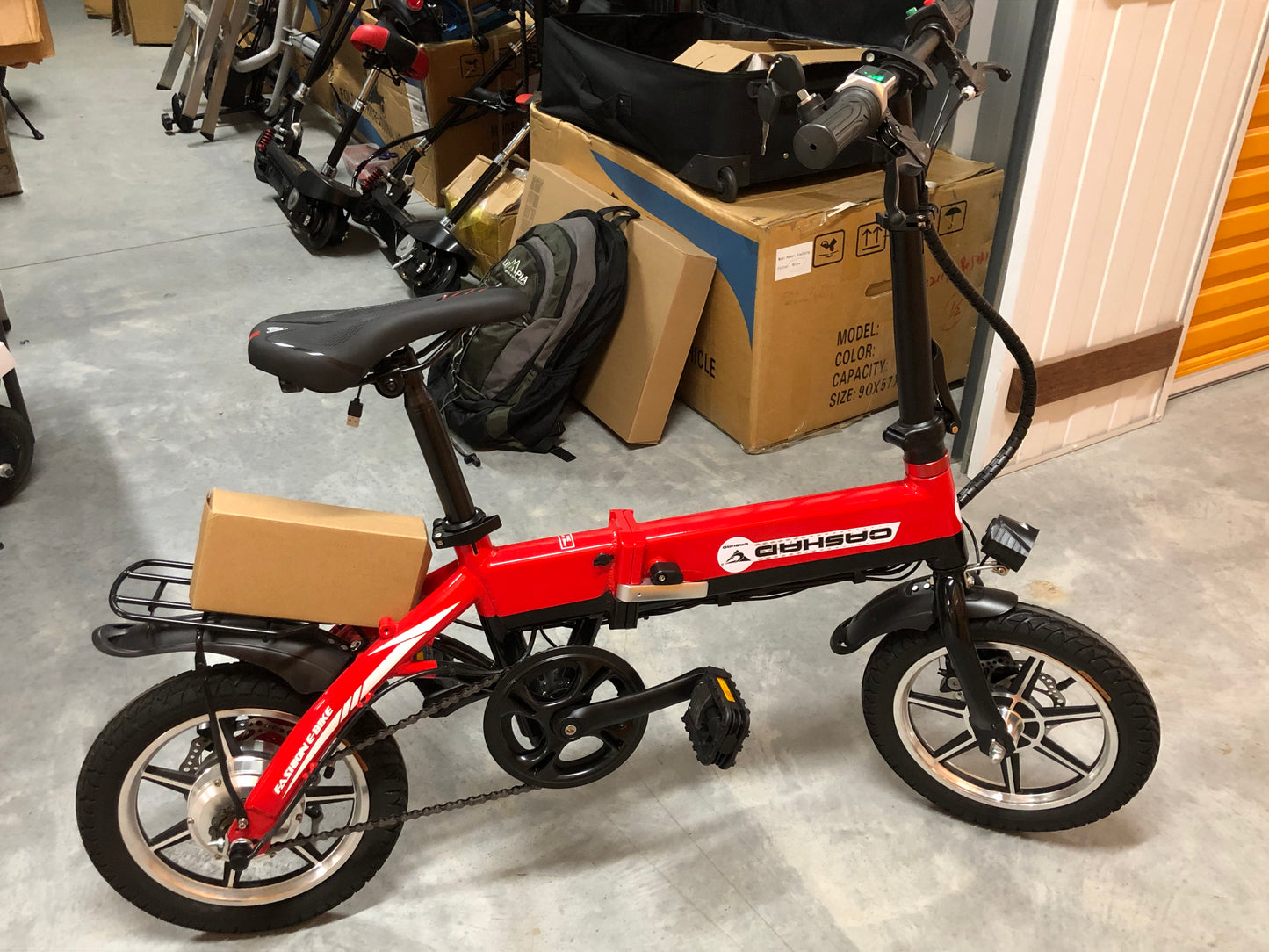 14 inches Foldable Ebike with back rack
