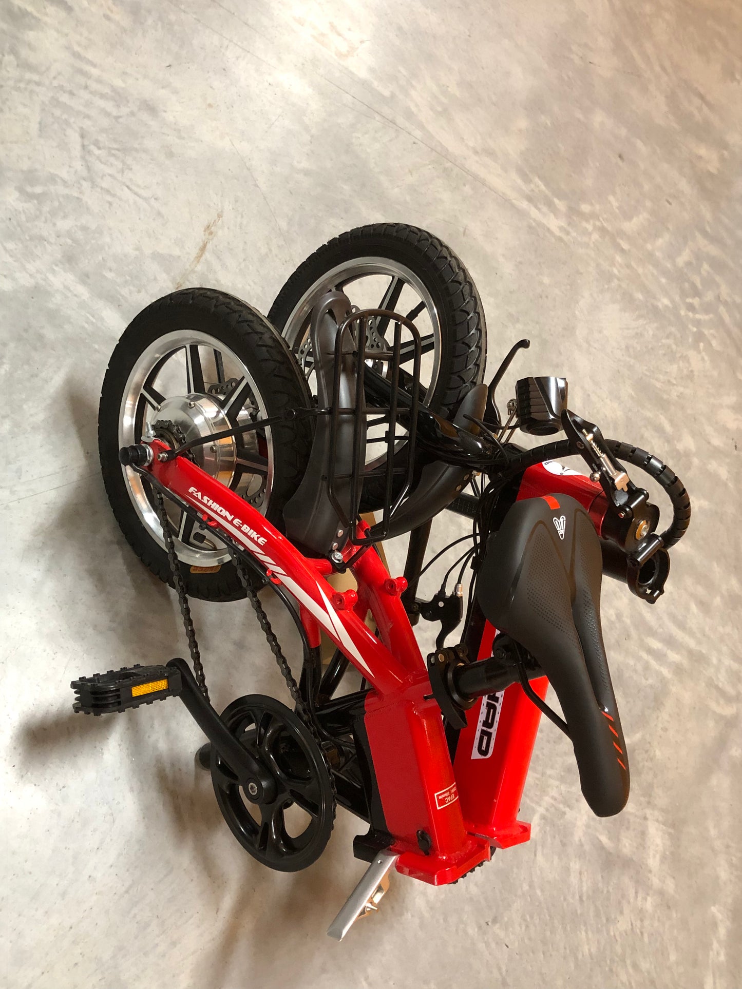 14 inches Foldable Ebike with back rack