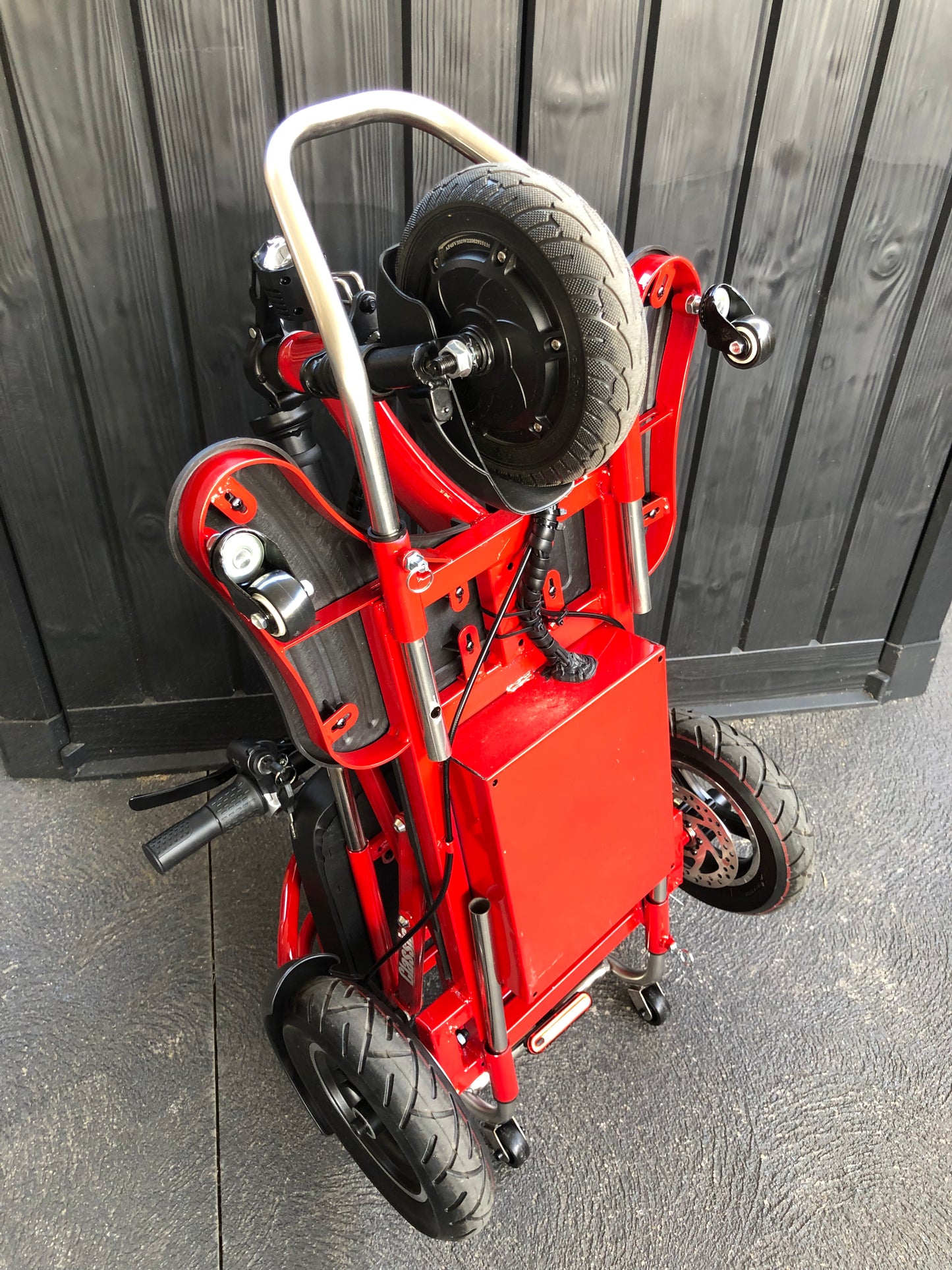 Three Wheels Disabled/ Recreational Electric Light Weight Foldable Scooter 350W motor 48V 10ah Lithium Battery